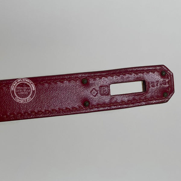 Hermes Birkin 35cm Rubis Ghillies Tadelakt GHW - Preloved