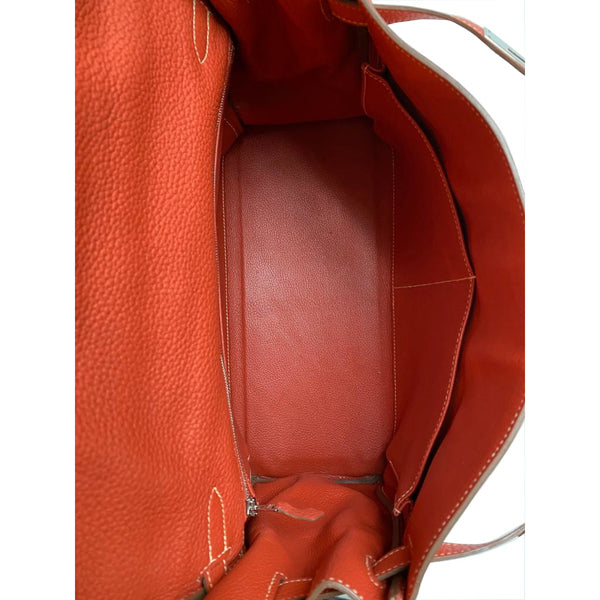 Hermès Kelly 35cm Sanguine Clemence PHW - Preloved