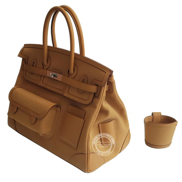 Hermès Birkin 35cm Sesame Cargo Canvas/Swift PHW