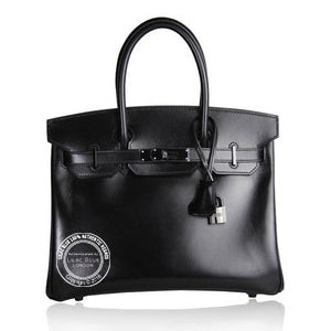 Hermès Birkin 30cm So Black Box Black