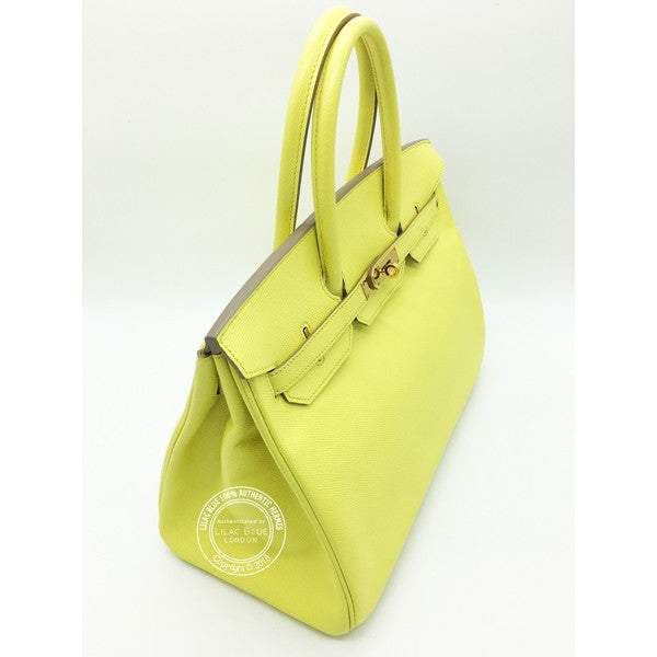 Hermès Birkin 35cm Soufre Epsom GHW - Preloved