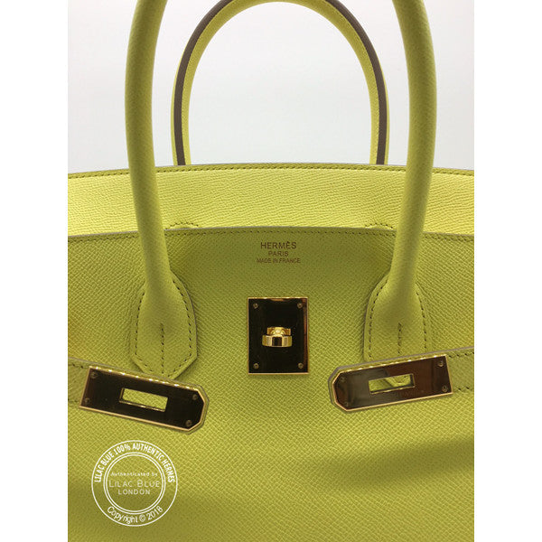 Hermès Birkin 35cm Soufre Epsom GHW - Preloved