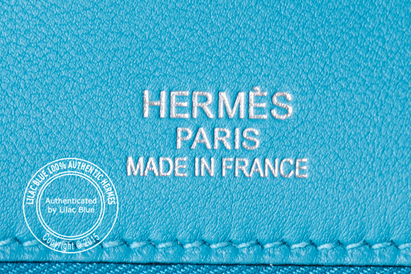 Hermès Birkin 35cm Turquoise Ghillies Tadelakt/Togo PHW