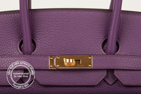 Hermès Birkin 35cm Ultraviolet Clemence GHW