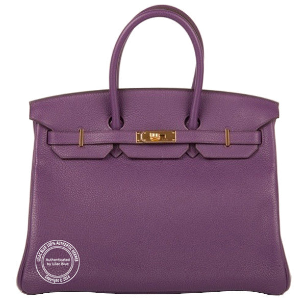 Hermès Birkin 35cm Ultraviolet Clemence GHW