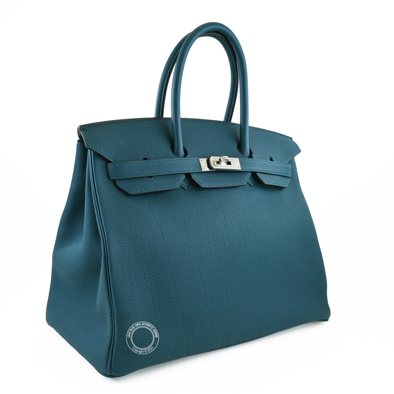 Hermès Birkin 35cm Vert Bosphore Togo PHW