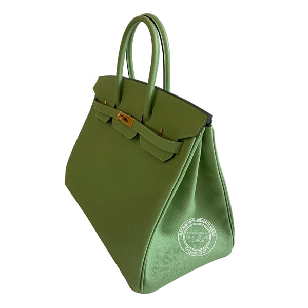 Hermès Birkin 35cm Vert Criquet Epsom GHW