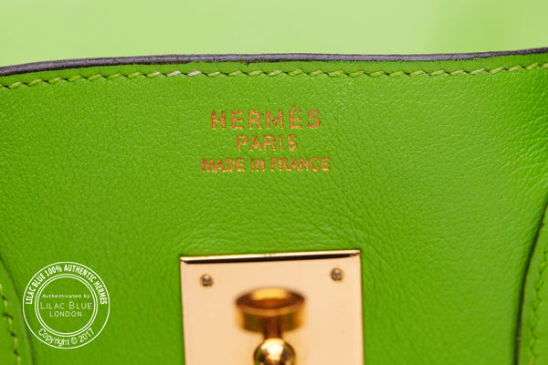 Hermès Birkin 35cm Vert Cru Swift GHW - Vintage