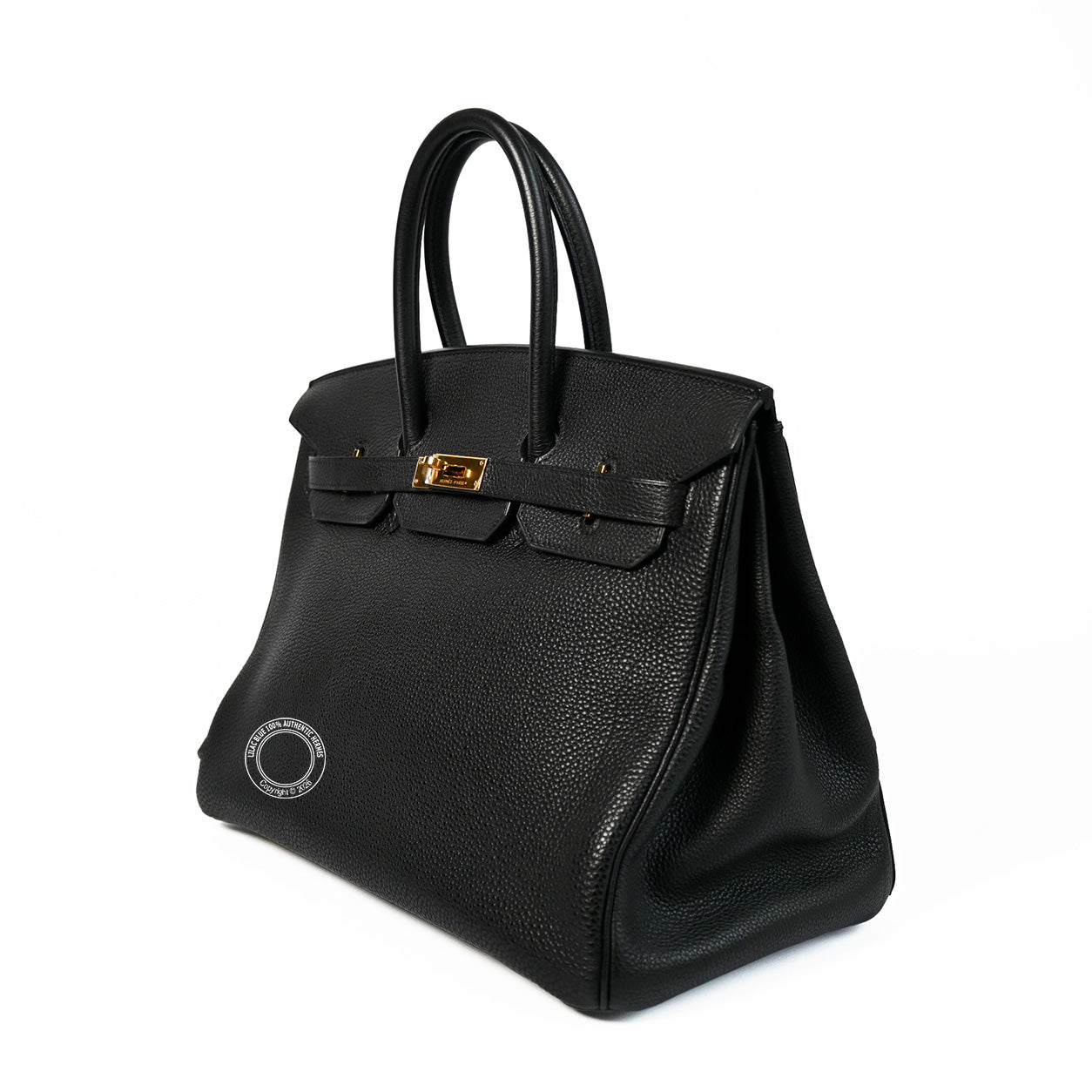 Hermès 35cm Black Birkin Togo GHW - Preloved