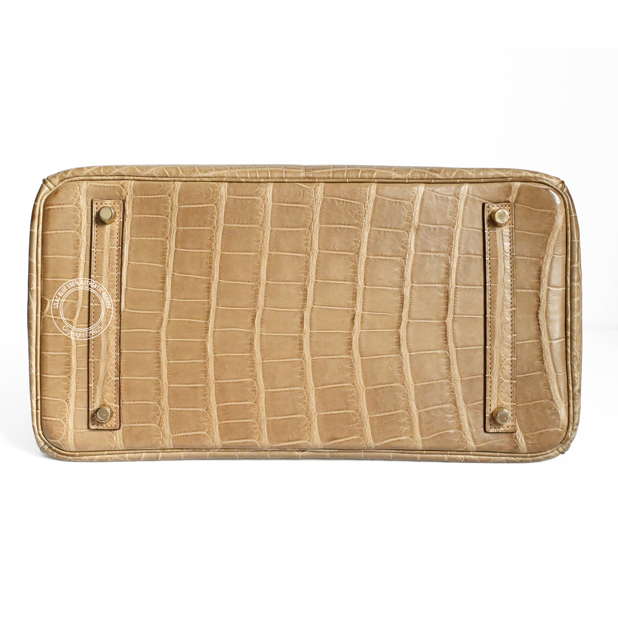 Hermès Birkin 35cm Poussiere Alligator GHW - Preloved