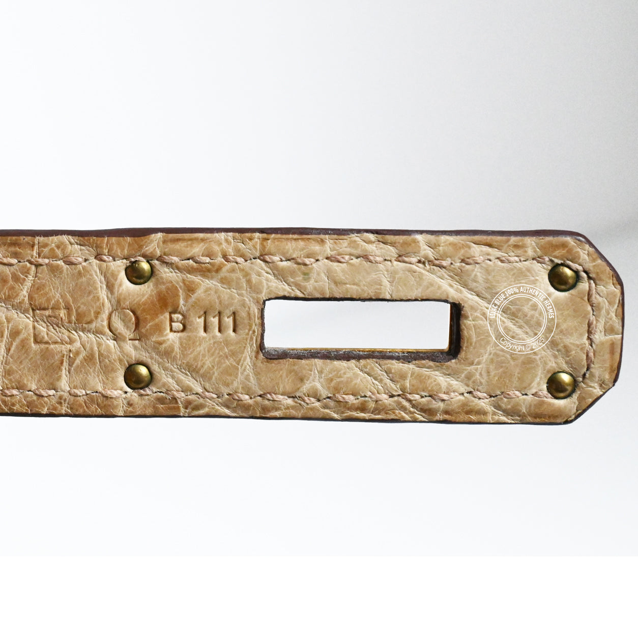 Hermès Birkin 35cm Poussiere Alligator GHW - Preloved