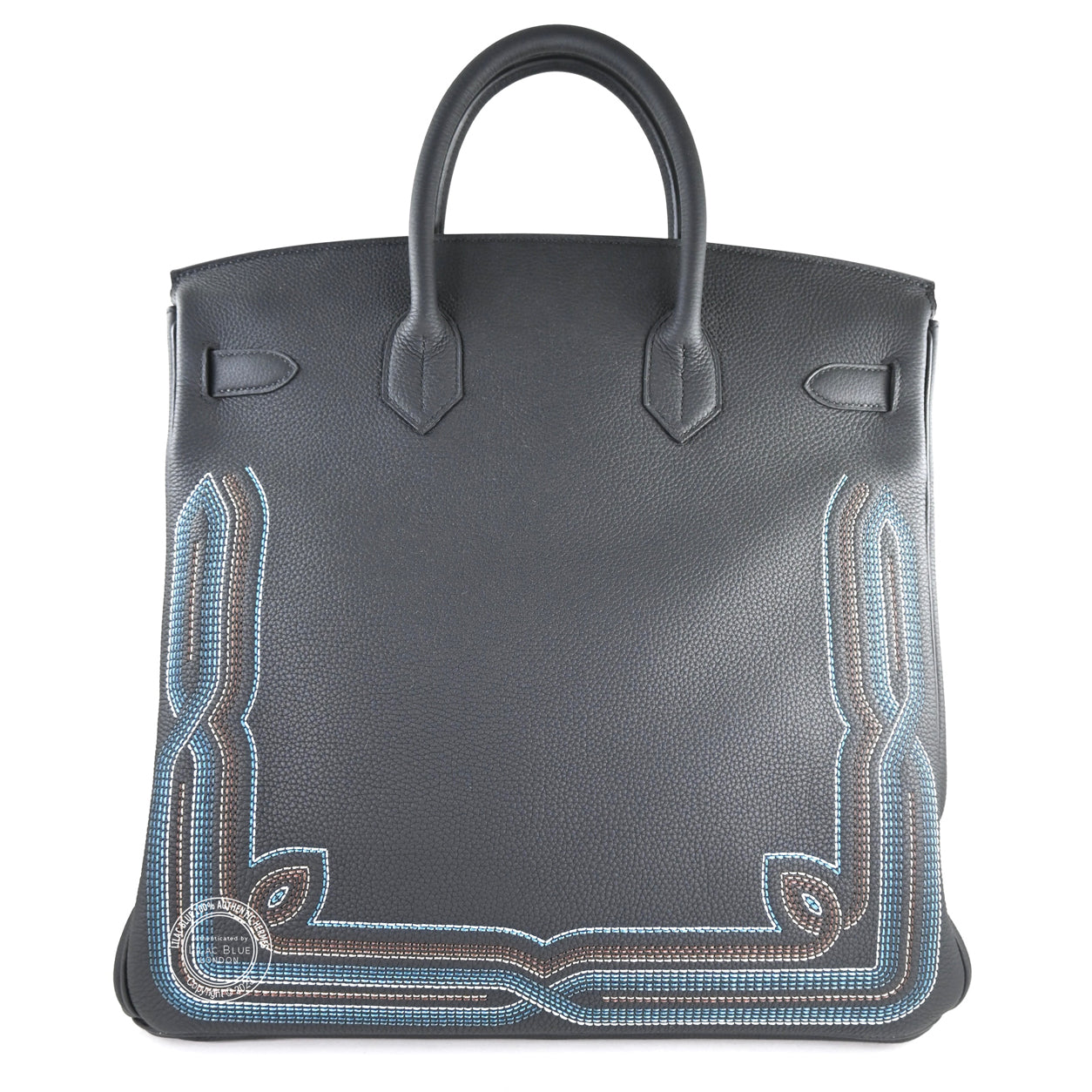 Hermès Birkin 40cm Black Western Ltd Edition HAC Togo PHW
