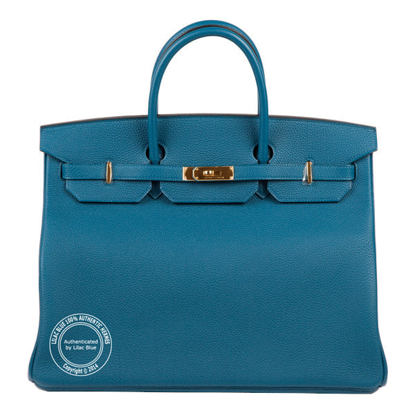 Hermès Birkin 40cm Bleu de Galice Togo GHW