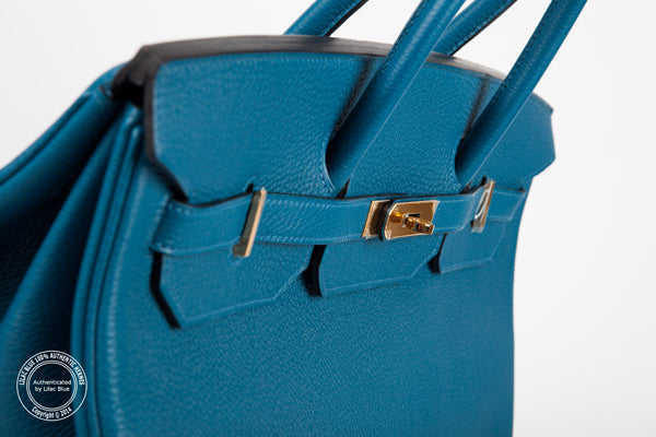 Hermès Birkin 40cm Bleu de Galice Togo GHW