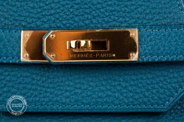 Hermès Birkin 40cm Bleu de Galice Togo GHW
