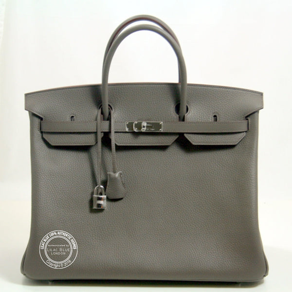 Hermes Birkin 40cm Etain Togo PHW