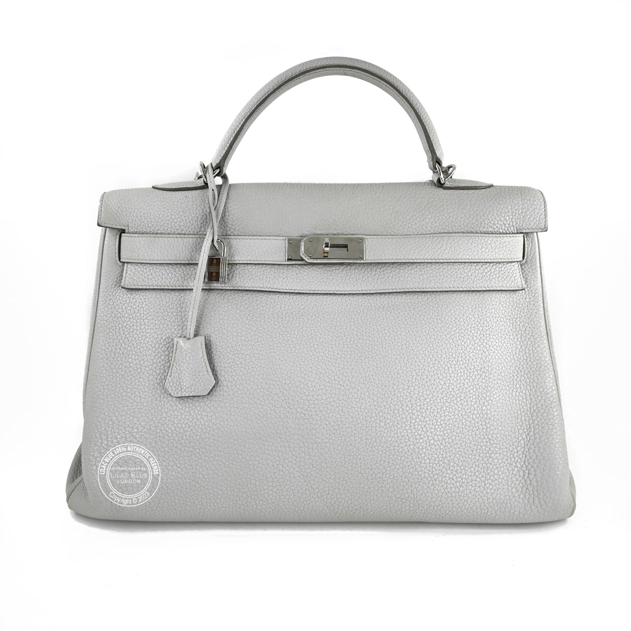 Hermes Kelly 40cm Gris Tourterelle Togo PHW - Preloved