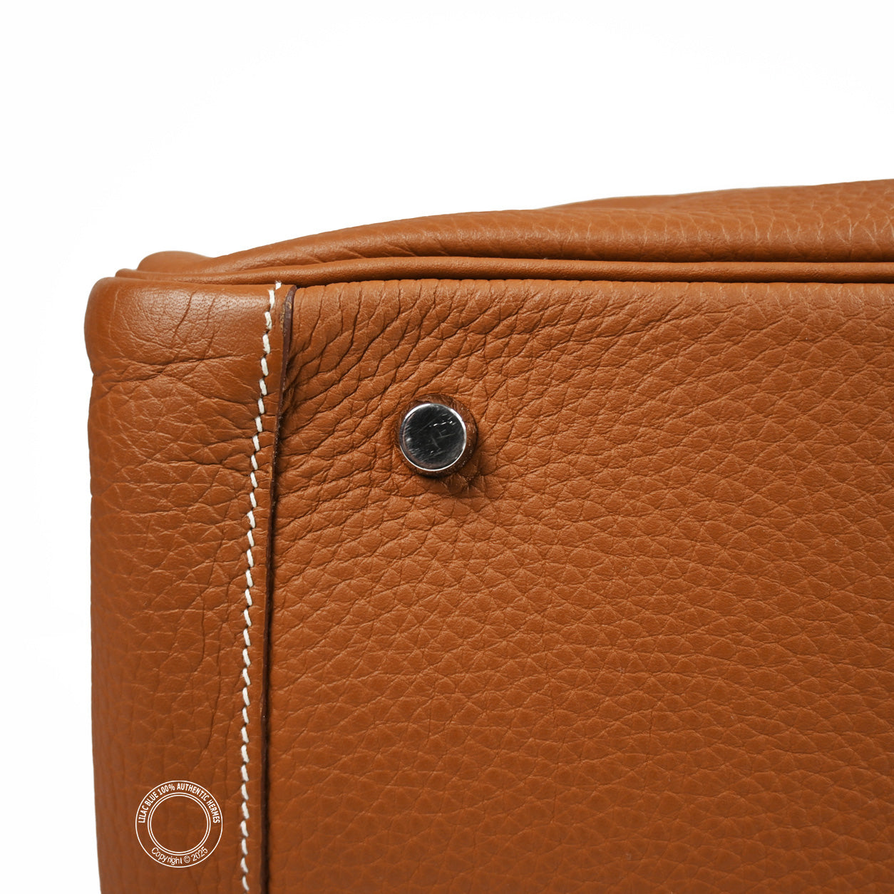Hermès Lindy 34cm Gold Clemence PHW - Preloved