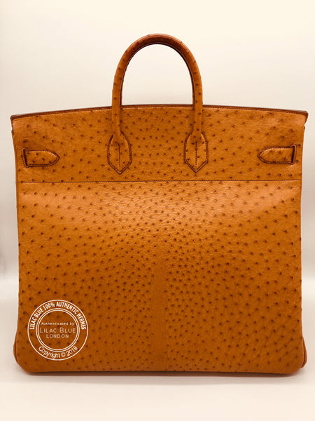 Hermès Birkin 50cm Saffron HAC Ostrich GHW - Vintage