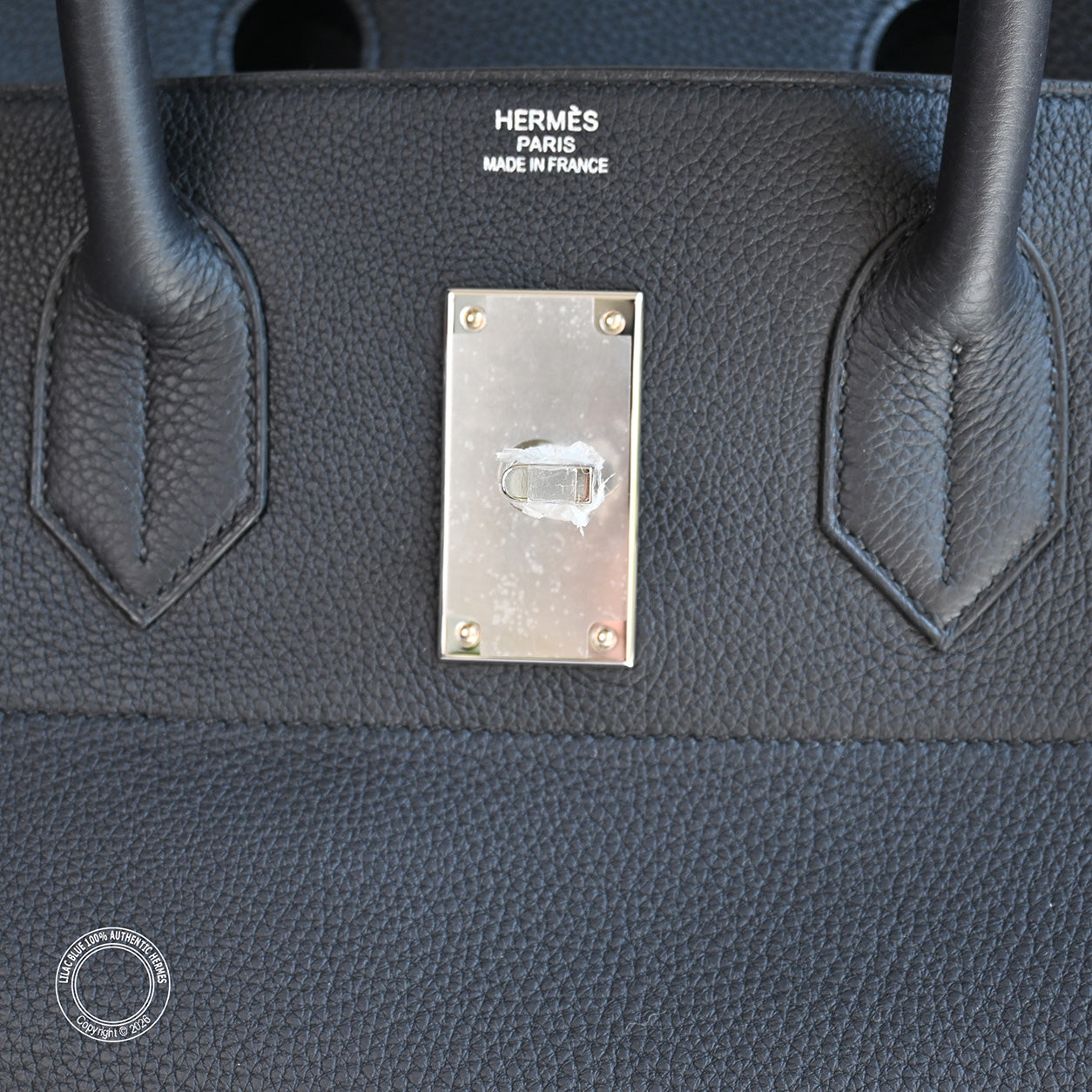 Hermes HAC Birkin 50 in Black togo leather and palladium hardware