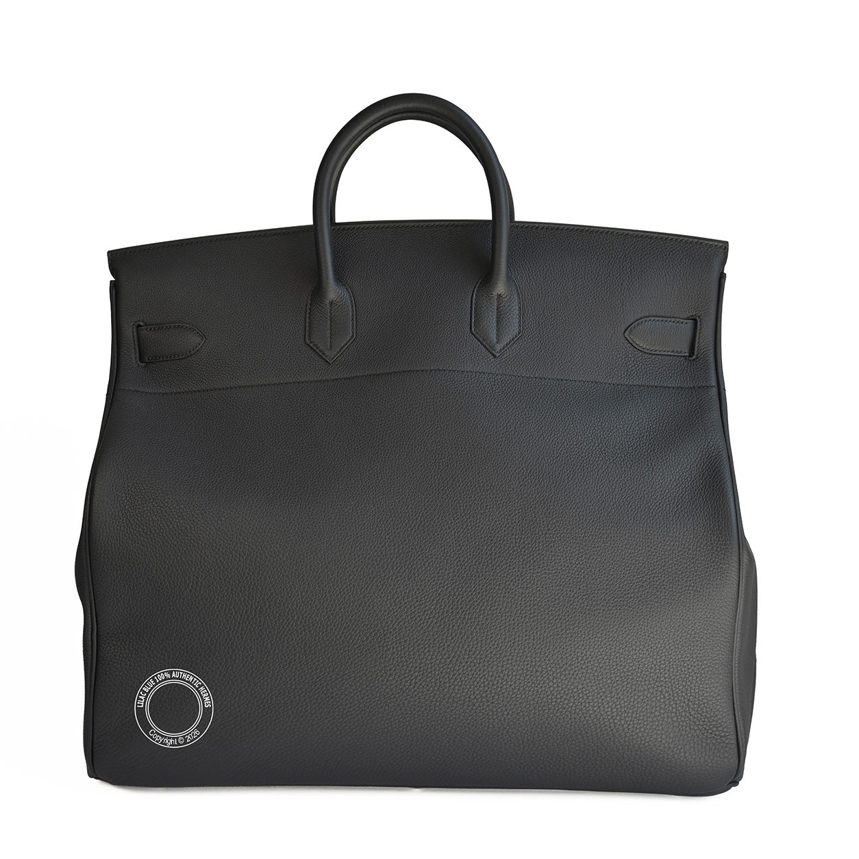 Hermes HAC Birkin 50 in Black togo leather and palladium hardware