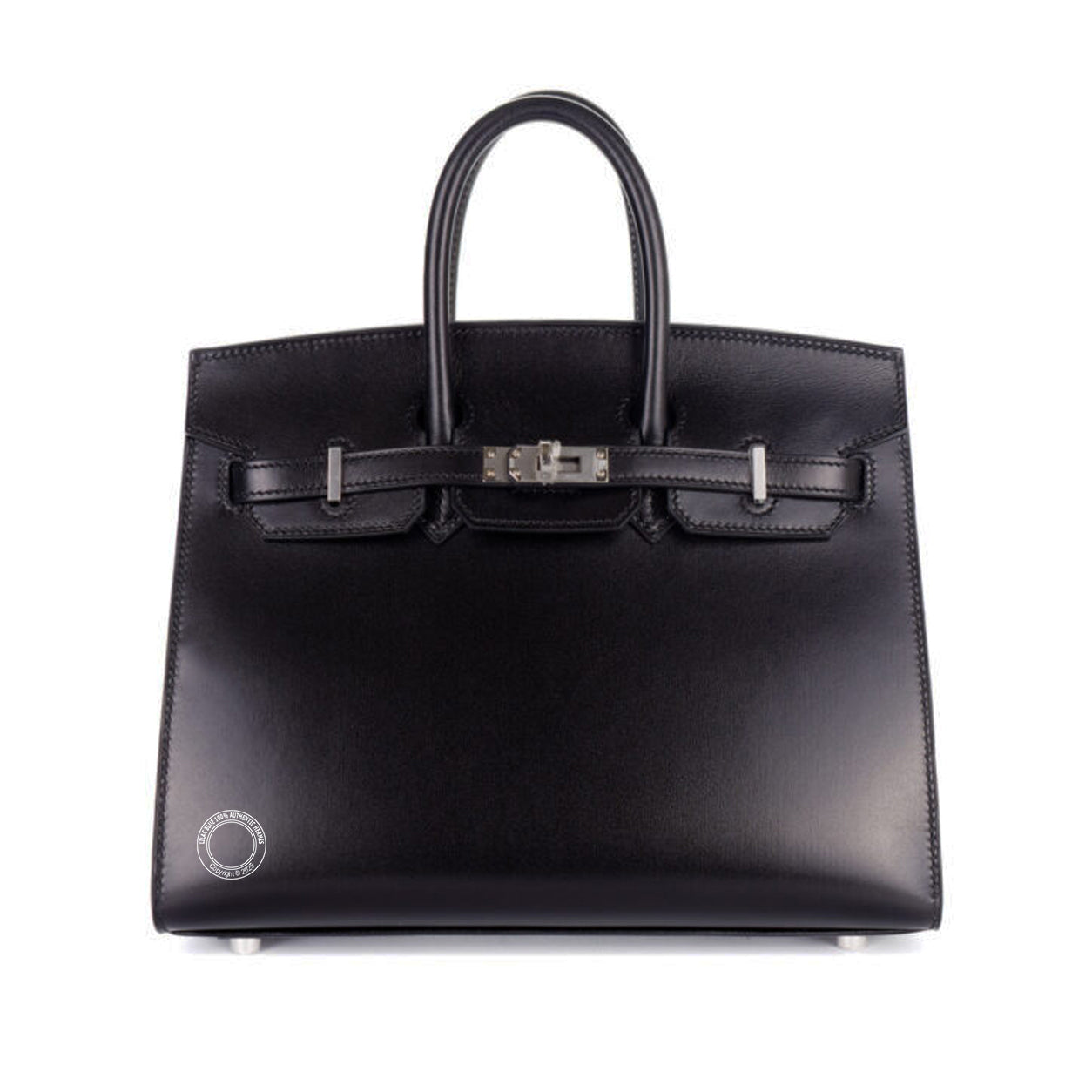 Hermes Birkin 25cm Black Box Sellier PHW