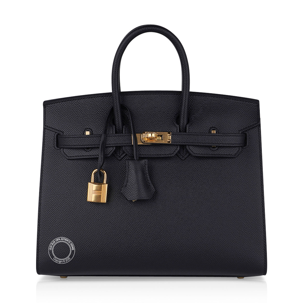 Hermès Birkin 25cm Black Epsom Sellier GHW
