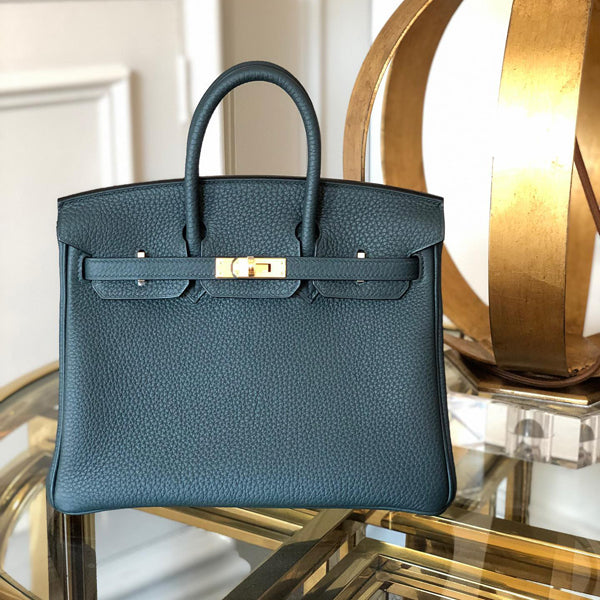 Hermès Birkin 25cm Vert Cypress Togo GHW