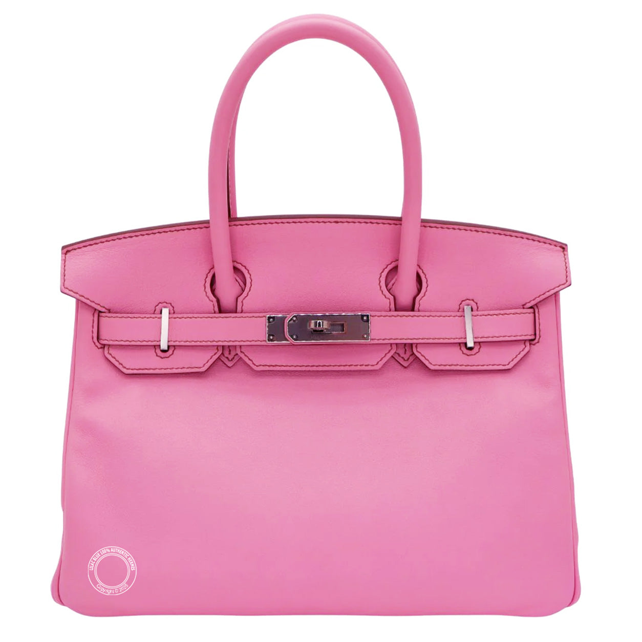 Hermès Birkin 30cm Bubblegum Swift PHW - Preloved