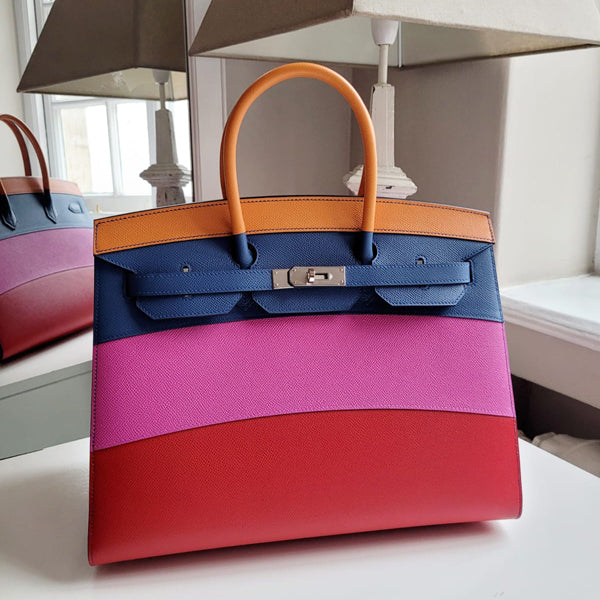 Hermès Birkin 35cm Rainbow Sunset Sellier Epsom PHW