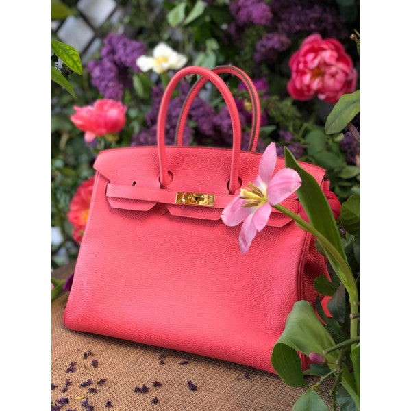 Hermès Birkin 35cm Rose Lipstick Togo GHW - Preloved