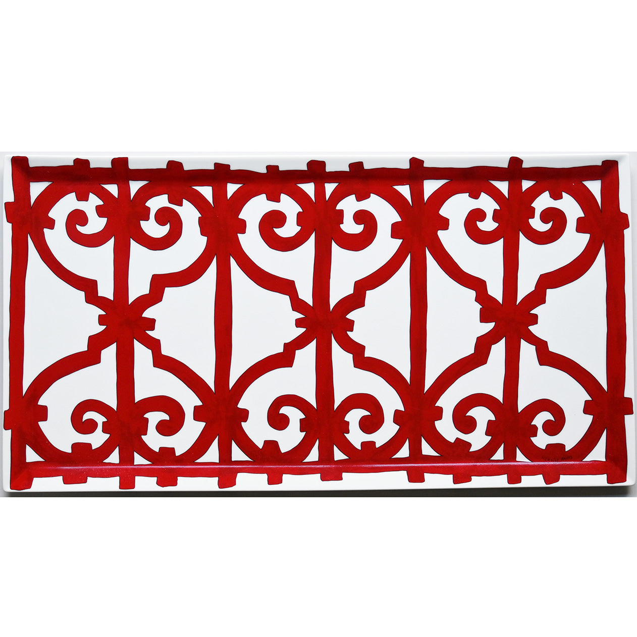 Hermes Balcon du Guadalquivir Rectangular Platter