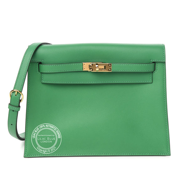 Hermès Kelly Danse Bamboo Swift GHW