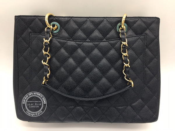 Chanel Grand Shopping Tote Black Caviar Leather GHW - Never Worn