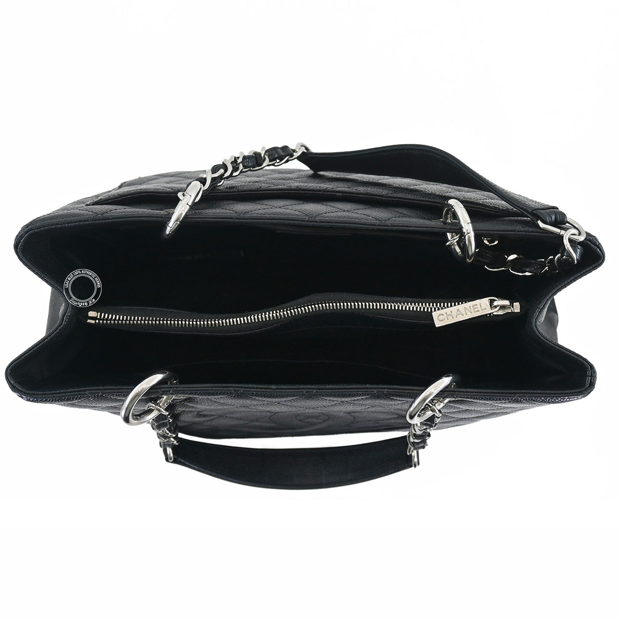 Chanel Grand Shopping Tote Black Caviar Leather PHW - Preloved