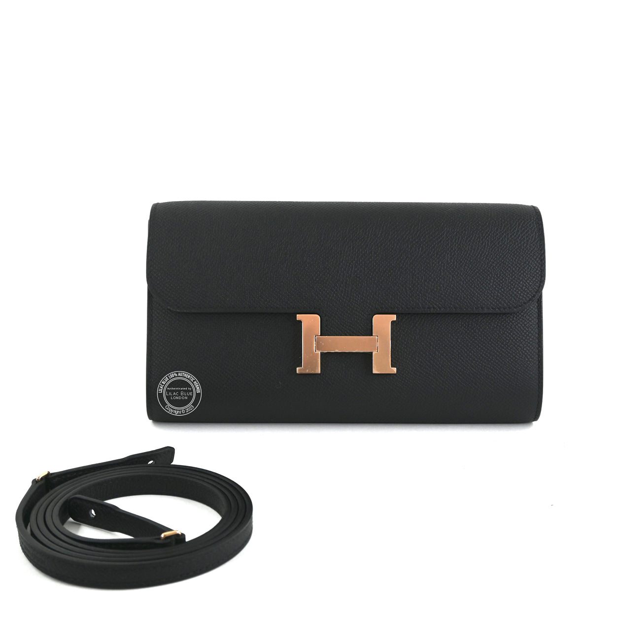 Hermes Constance Wallet To Go Black Epsom RGHW