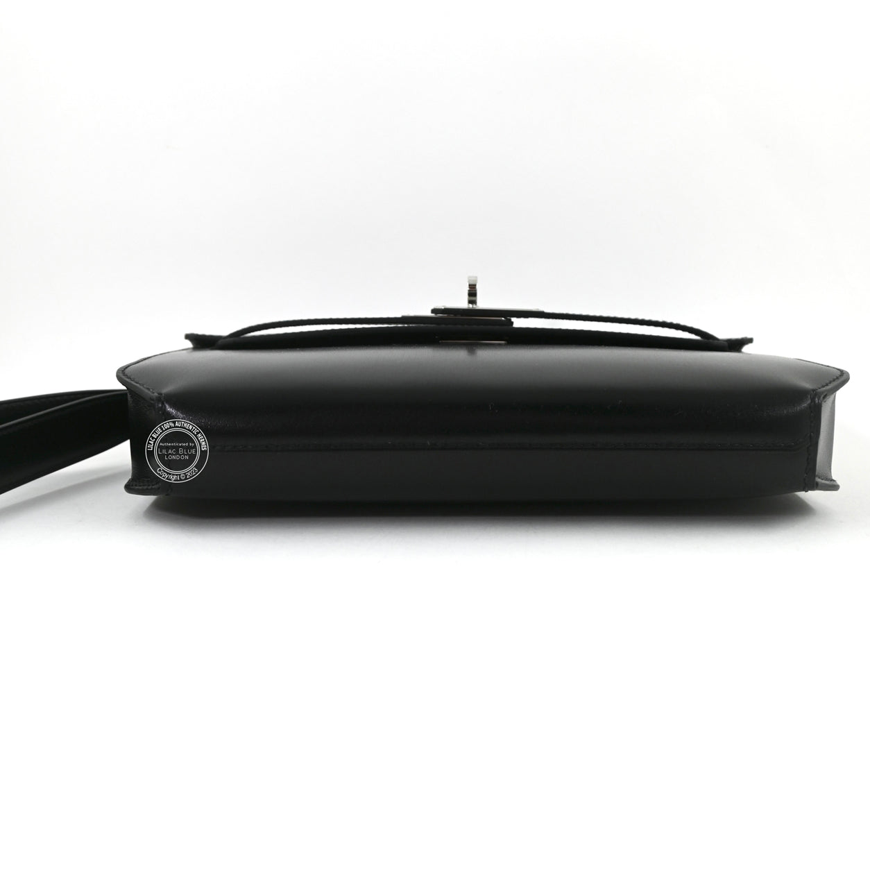 Hermes Kelly Depeche 25 Black Box PHW