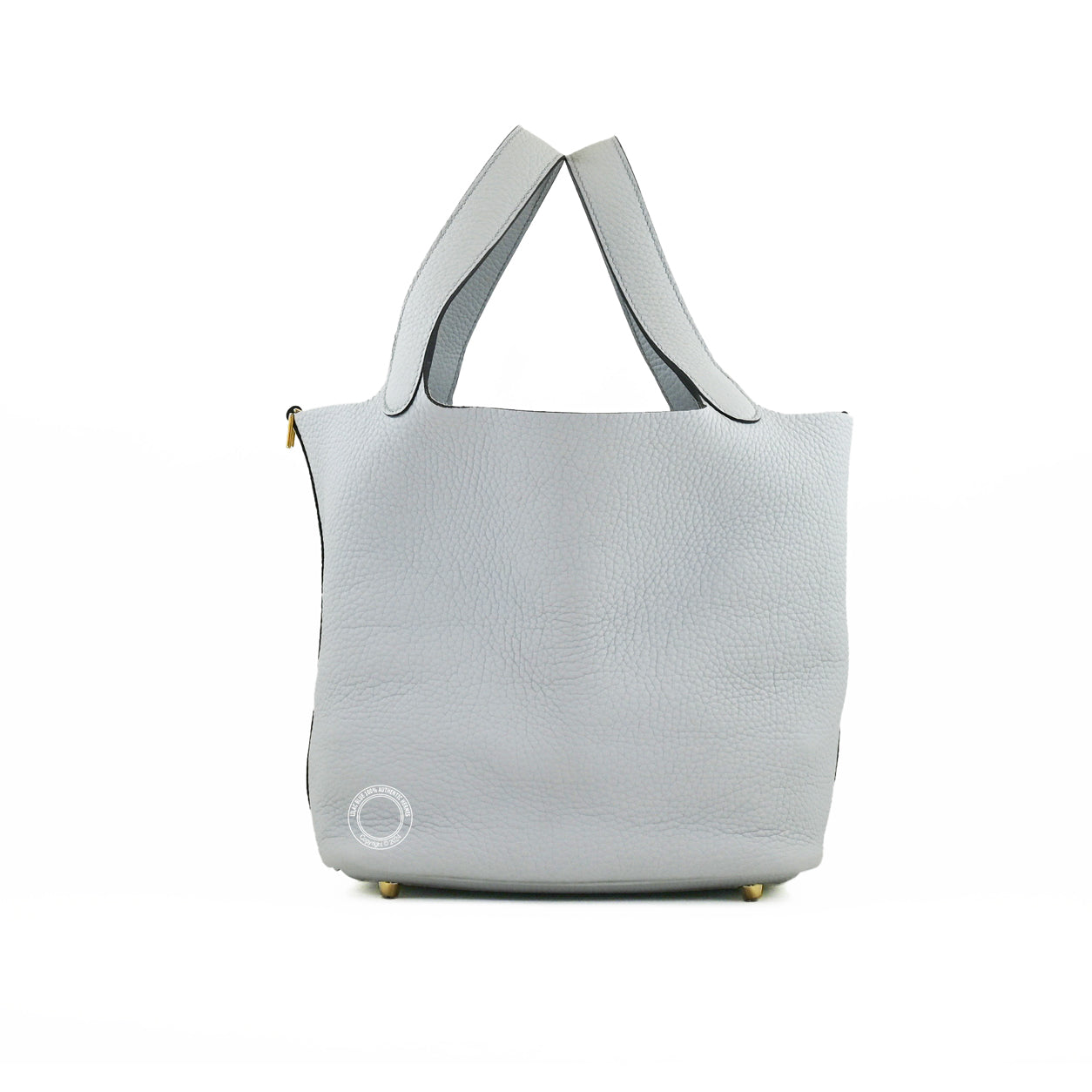 Hermès Picotin 22cm Bleu Pale Clemence GHW - Preloved