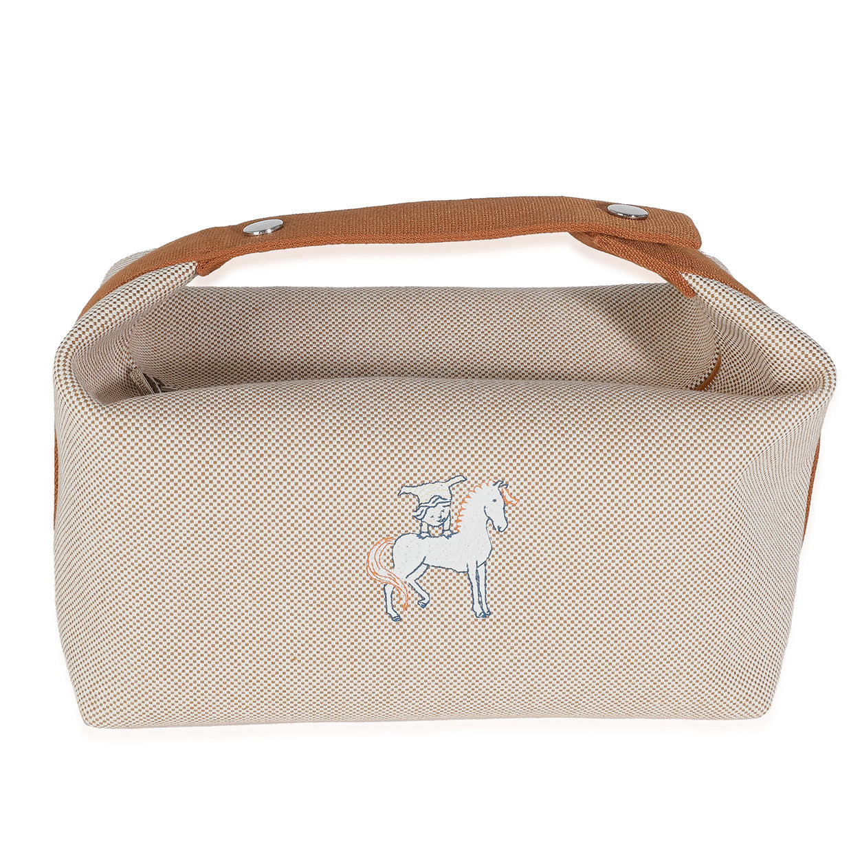 Hermès Bride a Brac Cabriole GM. Biscuit H Canvas