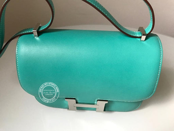 Hermès Constance 18cm Lagoon Tadelakt PHW