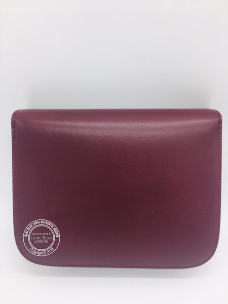 Celine Classic Box Bag Medium Burgundy