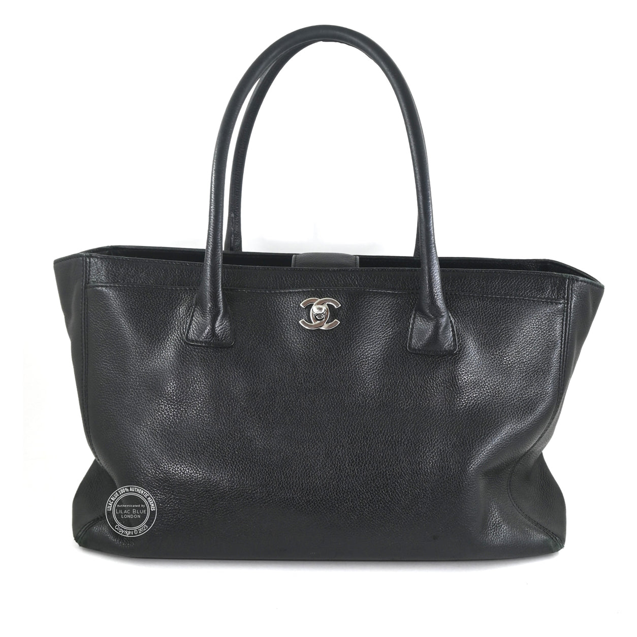 Chanel Cerf Executive Tote Black Caviar PHW - Preloved