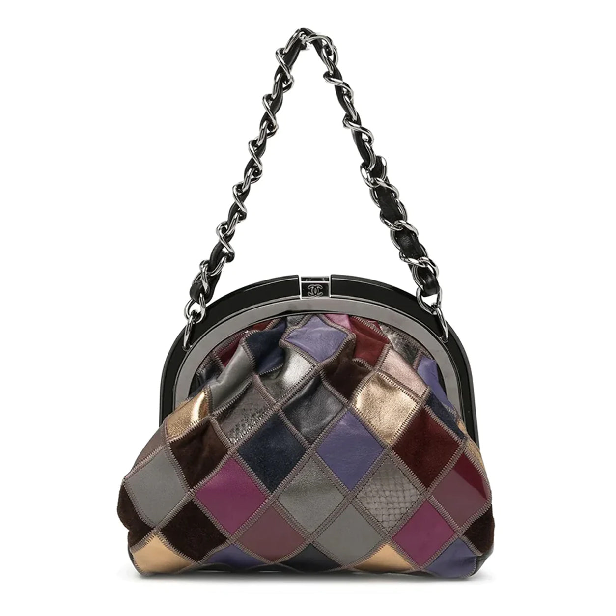 Chanel Patchwork Bag Multicolour PHW - Preloved