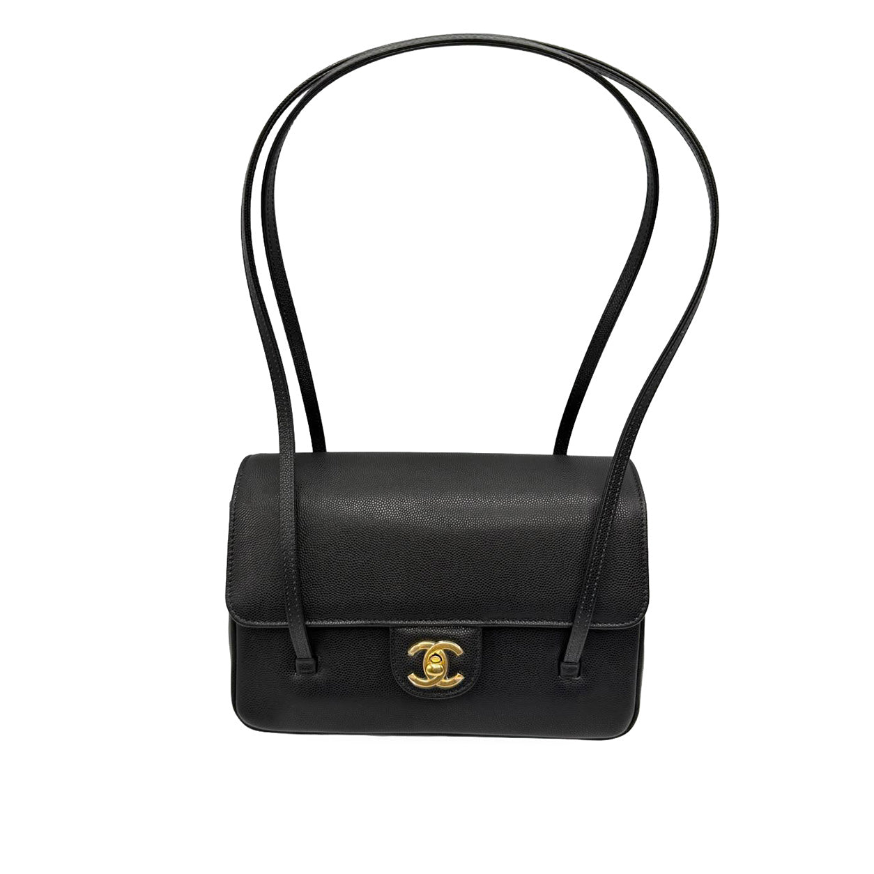 Chanel Preppy Flap Bag Small Black Caviar GHW