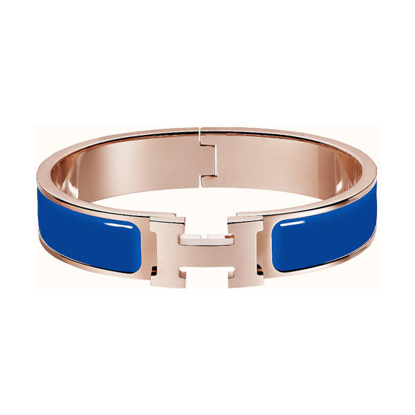 Hermès Clic H Bleu Drapeau with Rose Gold Hardware