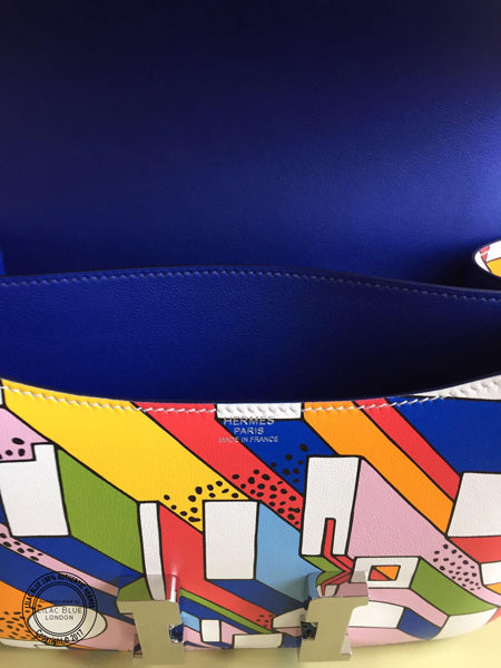 Hermès Constance 24cm "On A Summer Day" Swift PHW