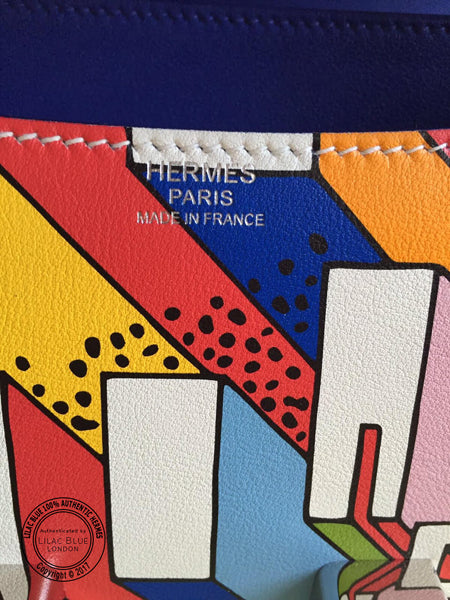 Hermès Constance 24cm "On A Summer Day" Swift PHW