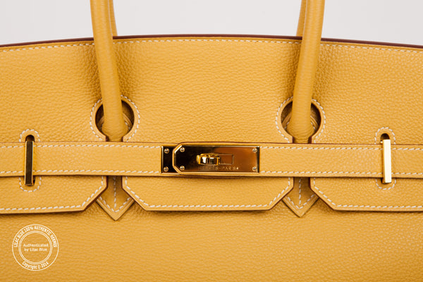 Hermès Birkin 35cm Curry Yellow Togo GHW