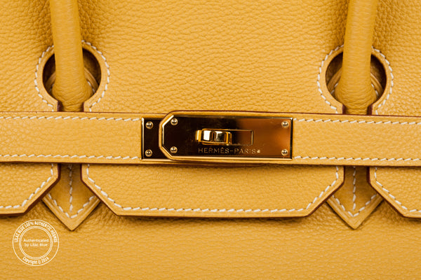 Hermès Birkin 35cm Curry Yellow Togo GHW