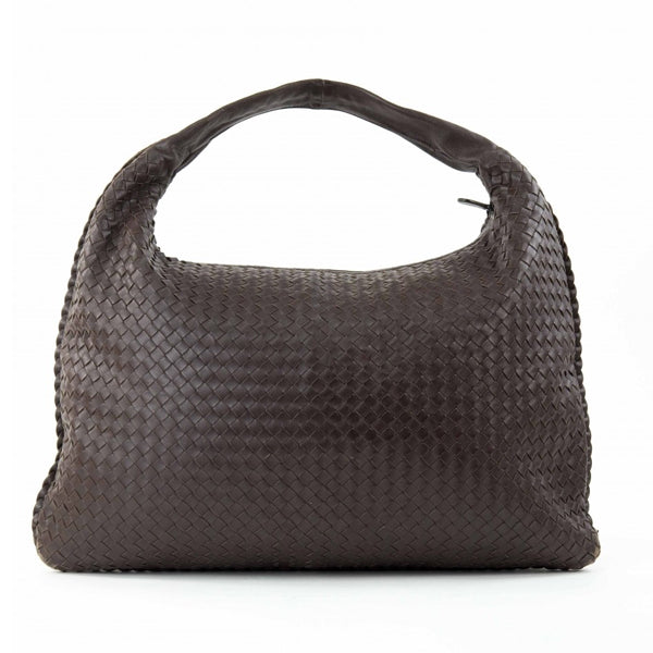 Bottega Maxi Veneta Ebony Intrecciato Nappa - Preloved